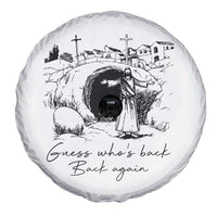 Guess Who's Back Back Again Spare Tire Cover Funny Easter Jesus Christian