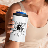 Guess Who's Back Back Again 4 in 1 Can Cooler Tumbler Funny Easter Jesus Christian