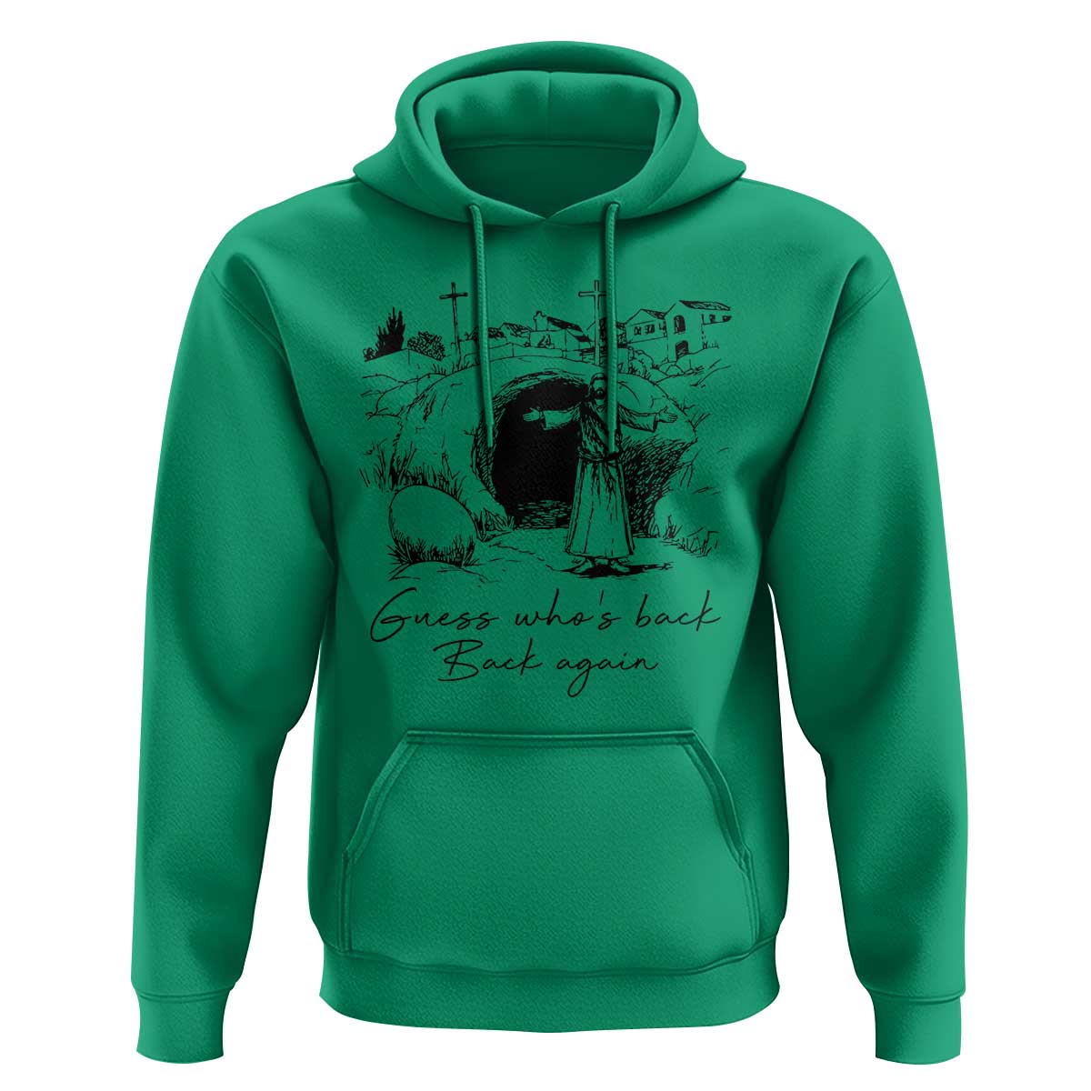 Guess Who's Back Back Again Hoodie Funny Easter Jesus Christian