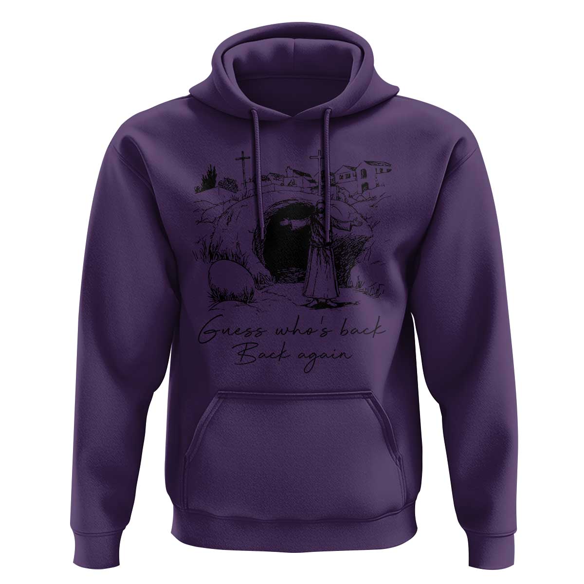 Guess Who's Back Back Again Hoodie Funny Easter Jesus Christian