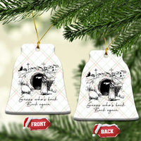 Guess Who's Back Back Again Ceramic Ornament Funny Easter Jesus Christian