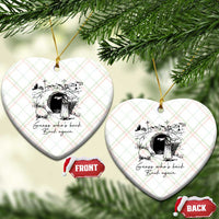 Guess Who's Back Back Again Ceramic Ornament Funny Easter Jesus Christian