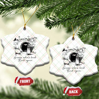 Guess Who's Back Back Again Ceramic Ornament Funny Easter Jesus Christian