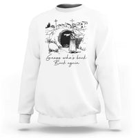 Guess Who's Back Back Again Sweatshirt Funny Easter Jesus Christian