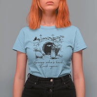 Guess Who's Back Back Again T Shirt For Women Funny Easter Jesus Christian