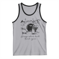 Guess Who's Back Back Again Tank Top Funny Easter Jesus Christian
