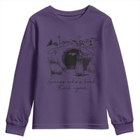 Guess Who's Back Back Again Youth Sweatshirt Funny Easter Jesus Christian