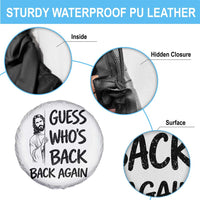 Funny Easter Jesus Spare Tire Cover Guess Who's Back Back Again