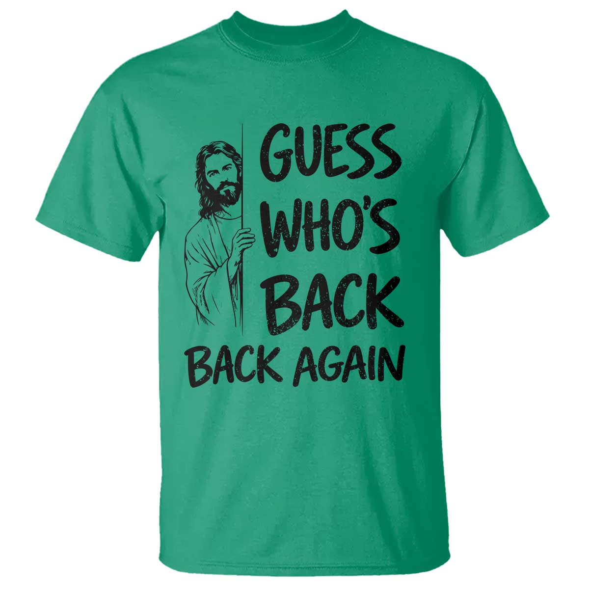 Funny Easter Jesus T Shirt Guess Who's Back Back Again