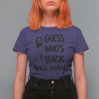 Funny Easter Jesus T Shirt For Women Guess Who's Back Back Again