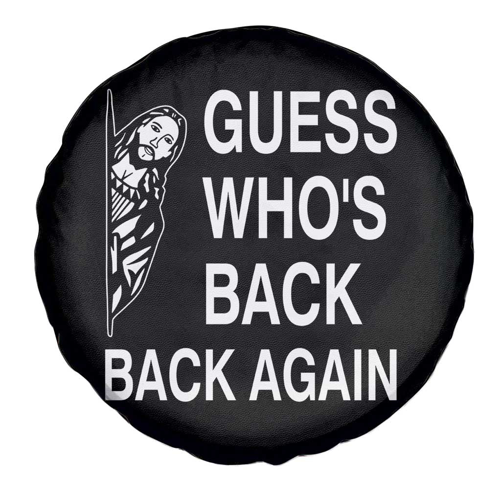 Guess Who's Back Back Again Spare Tire Cover Funny Easter Jesus Meme