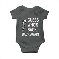 Guess Who's Back Back Again Baby Onesie Funny Easter Jesus Meme