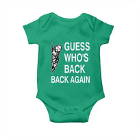 Guess Who's Back Back Again Baby Onesie Funny Easter Jesus Meme