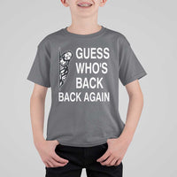 Guess Who's Back Back Again T Shirt For Kid Funny Easter Jesus Meme