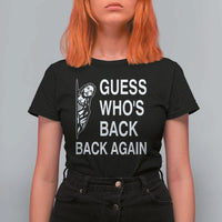 Guess Who's Back Back Again T Shirt For Women Funny Easter Jesus Meme