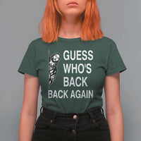 Guess Who's Back Back Again T Shirt For Women Funny Easter Jesus Meme