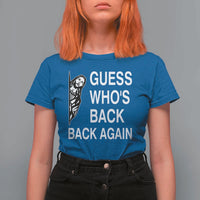 Guess Who's Back Back Again T Shirt For Women Funny Easter Jesus Meme