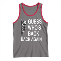 Guess Who's Back Back Again Tank Top Funny Easter Jesus Meme