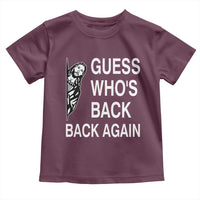 Guess Who's Back Back Again Toddler T Shirt Funny Easter Jesus Meme