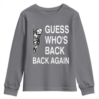 Guess Who's Back Back Again Youth Sweatshirt Funny Easter Jesus Meme