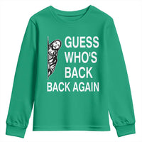 Guess Who's Back Back Again Youth Sweatshirt Funny Easter Jesus Meme