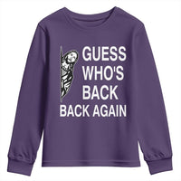 Guess Who's Back Back Again Youth Sweatshirt Funny Easter Jesus Meme