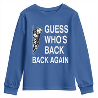 Guess Who's Back Back Again Youth Sweatshirt Funny Easter Jesus Meme