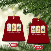 A Lot Can Happen in 3 Days Ceramic Ornament Christian Jesus Easter