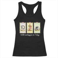 A Lot Can Happen in 3 Days Racerback Tank Top Christian Jesus Easter