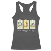 A Lot Can Happen in 3 Days Racerback Tank Top Christian Jesus Easter