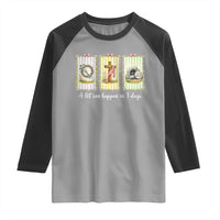 A Lot Can Happen in 3 Days Raglan Shirt Christian Jesus Easter