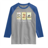 A Lot Can Happen in 3 Days Raglan Shirt Christian Jesus Easter