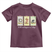 A Lot Can Happen in 3 Days Toddler T Shirt Christian Jesus Easter