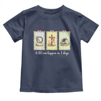 A Lot Can Happen in 3 Days Toddler T Shirt Christian Jesus Easter