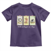 A Lot Can Happen in 3 Days Toddler T Shirt Christian Jesus Easter