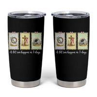 A Lot Can Happen in 3 Days Tumbler Cup Christian Jesus Easter