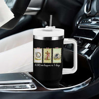 A Lot Can Happen in 3 Days Tumbler With Handle Christian Jesus Easter