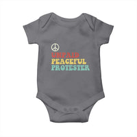 Unpaid Peaceful Protester Baby Onesie Political Resistance Movement