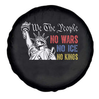 No Kings No ICE No Wars Spare Tire Cover Statue of Liberty We The People Freedom