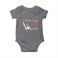 No Kings No ICE No Wars Baby Onesie Statue of Liberty We The People Freedom