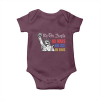 No Kings No ICE No Wars Baby Onesie Statue of Liberty We The People Freedom