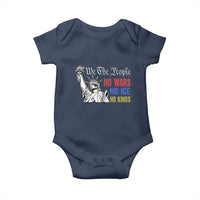 No Kings No ICE No Wars Baby Onesie Statue of Liberty We The People Freedom
