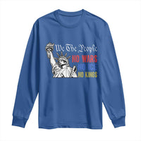 No Kings No ICE No Wars Long Sleeve Shirt Statue of Liberty We The People Freedom