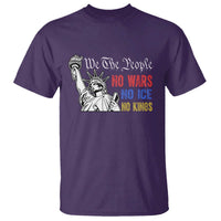 No Kings No ICE No Wars T Shirt Statue of Liberty We The People Freedom