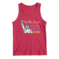 No Kings No ICE No Wars Tank Top Statue of Liberty We The People Freedom