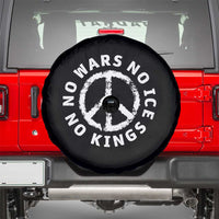 No Kings No ICE No Wars Spare Tire Cover Peace Sign Anti War Freedom Activist