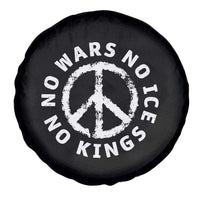No Kings No ICE No Wars Spare Tire Cover Peace Sign Anti War Freedom Activist