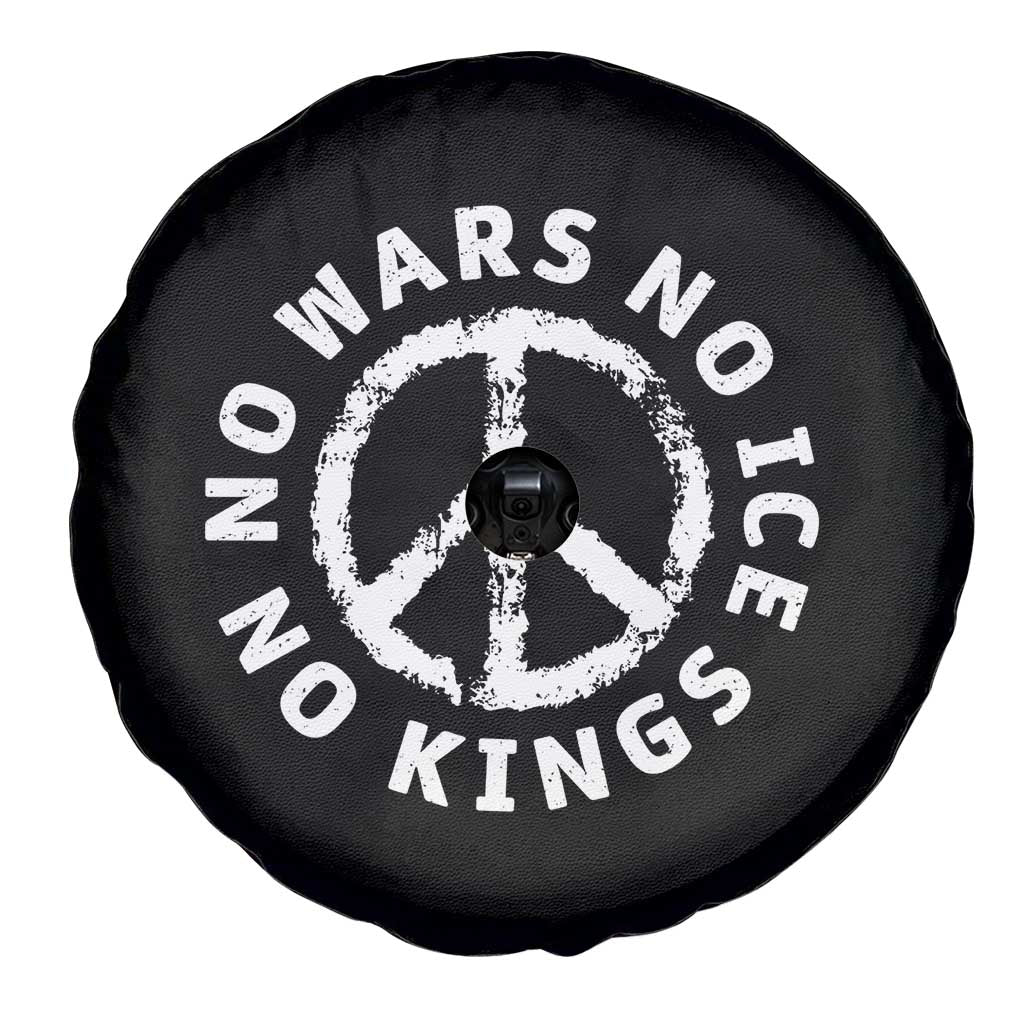 No Kings No ICE No Wars Spare Tire Cover Peace Sign Anti War Freedom Activist