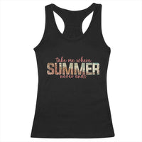 Take Me Where Summer Never Ends Racerback Tank Top Summer Beach Vacation