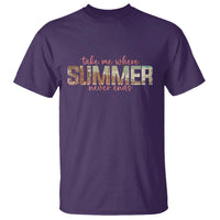 Take Me Where Summer Never Ends T Shirt Summer Beach Vacation